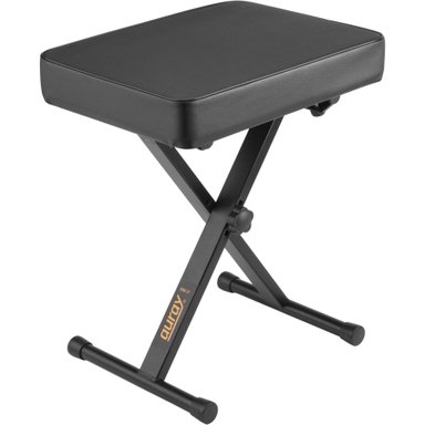 ACCESORIO INSTRUMENTOS MUSICALES AURAY X-STYLE PIANO BENCH (BLACK, SMALL)