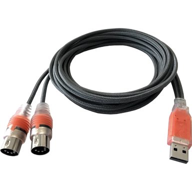 ACCESORIO INSTRUMENTOS MUSICALES ESI MIDIMATE EX USB MIDI INTERFACE CABLE WITH TWO I/O PORTS (5.9')