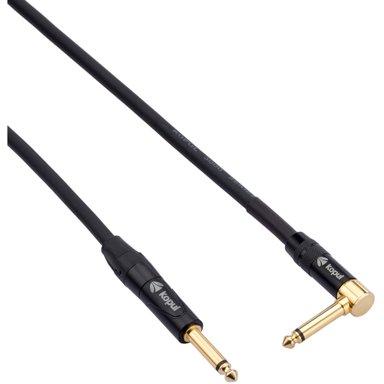 ACCESORIO INSTRUMENTOS MUSICALES KOPUL PREMIUM PERFORMANCE 3000 SERIES 1/4' MALE RIGHT ANGLE TO 1/4' MALE INSTRUMENT CABLE (15')