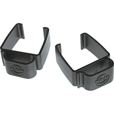 ACCESORIO INSTRUMENTOS MUSICALES KYM 18809 CABLE CLAMPS FOR OMEGA KEYBOARD STANDS (BLACK, 2-PACK)