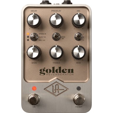 ACCESORIO INSTRUMENTOS MUSICALES UNIVERSAL AUDIO UAFX GOLDEN REVERB STEREO EFFECTS PEDAL