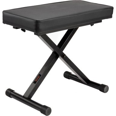 ACCESORIO INSTRUMENTOS MUSICALES AURAY X-STYLE PIANO BENCH (BLACK, LARGE)