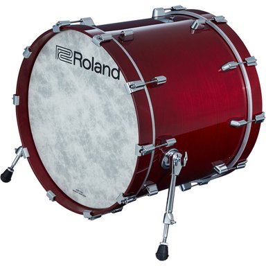 ACCESORIO INSTRUMENTOS MUSICALES ROLAND KD-222 FULL-SIZE V-DRUMS ACOUSTIC DESIGN 22' KICK DRUM PAD (GLOSS CHERRY)
