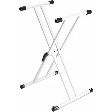 ACCESORIO INSTRUMENTOS MUSICALES GRAVITY STANDS KSX 2W X-FORM DOUBLE-BRACED KEYBOARD STAND (WHITE)