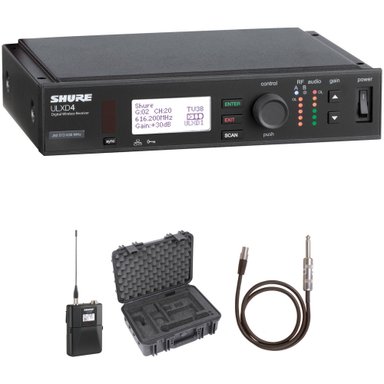 ACCESORIO INSTRUMENTOS MUSICALES SHURE ULX-D DIGITAL WIRELESS BODYPACK INSTRUMENT KIT (J50A: 572 TO 608 + 614 TO 616 MHZ)