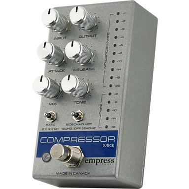 ACCESORIO INSTRUMENTOS MUSICALES EMPRESS EFFECTS COMPRESSOR MKII COMPRESSION FX PEDAL (SILVER)