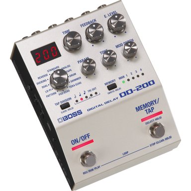 ACCESORIO INSTRUMENTOS MUSICALES BOSS DD-200 DIGITAL DELAY PEDAL FOR ELECTRIC GUITARS