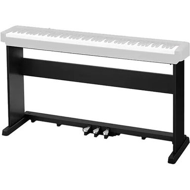 ACCESORIO INSTRUMENTOS MUSICALES CASIO CS-470P MATCHING WOOD STAND WITH 3 FIXED PEDALS FOR CDP-S KEYBOARDS (BLACK)