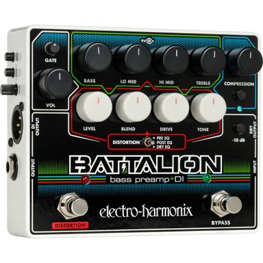 ACCESORIO INSTRUMENTOS MUSICALES ELECTRO-HARMONIX BATTALION BASS PREAMP AND DI PEDAL
