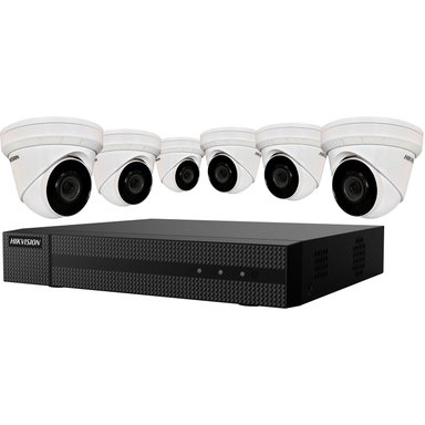 KIT CÁMARA HIKVISION EKI-K82T46 8-CHANNEL 8MP NVR CON 2TB HDD Y 6 4MP NIGHT VISION TURRET