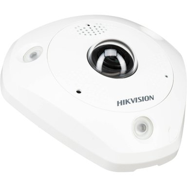 CÁMARA HIKVISION DS-2CD63C5G0E-IVS 12MP OUTDOOR NETWORK FISHEYE CON NIGHT VISION Y HEATER