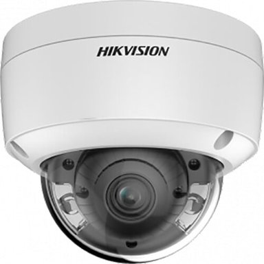 CÁMARA HIKVISION COLORVU DS-2CD2147G2-LSU 4MP OUTDOOR NETWORK DOME CON 4MM LENS WHITE