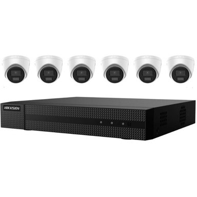 KIT CÁMARA HIKVISION VALUE EXPRESS EKI-K82T46C 8-CHANNEL 8MP NVR CON 2TB HDD Y 6 4MP TURRET