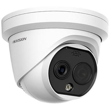 CÁMARA HIKVISION HEATPRO DS-2TD1228-2/QA THERMAL Y OPTICAL BI-SPECTRUM NETWORK TURRET 2.1MM LENS