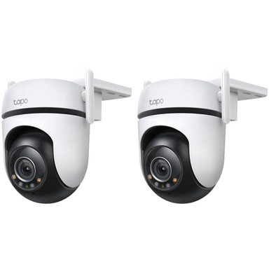 CÁMARA TP-LINK TAPO C520WS 4MP OUTDOOR PAN Y TILT WI-FI SECURITY CON NIGHT VISION Y SPOTLIGHTS PACK X2