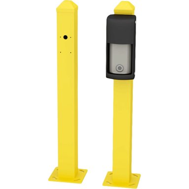 CÁMARA OPTEX 23' MINI POST FOR CURB MOUNTING OVS SERIES YELLOW