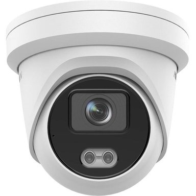 CÁMARA HIKVISION COLORVU DS-2CD2347G2-LU 4MP OUTDOOR NETWORK TURRET CON DUAL SPOTLIGHTS Y 2.8MM LENS