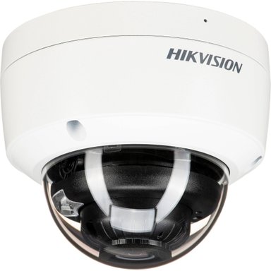 CÁMARA HIKVISION COLORVU DS-2CD2147G2-LSU 4MP OUTDOOR NETWORK DOME CON 2.8MM LENS WHITE