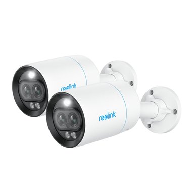 CÁMARA REOLINK NVC-B4KDL 4K UHD OUTDOOR DUAL-LENS NETWORK BULLET CON NIGHT VISION Y SPOTLIGHT PACK X2