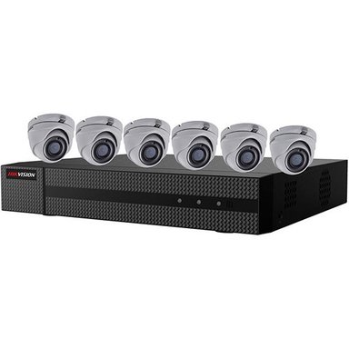 KIT CÁMARA HIKVISION EKT-K82T26 8-CHANNEL 4MP DVR CON 2TB HDD Y 6 2MP NIGHT VISION TURRET