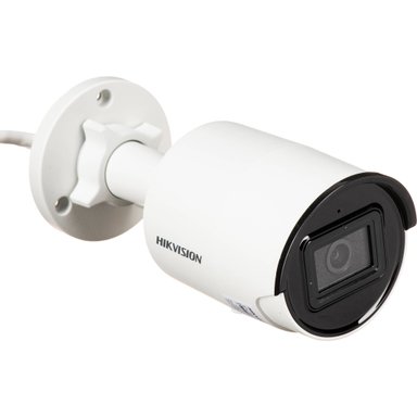 CÁMARA HIKVISION ACUSENSE DS-2CD2083G2-IU 8MP OUTDOOR NETWORK BULLET CON NIGHT VISION Y 4MM LENS WHITE