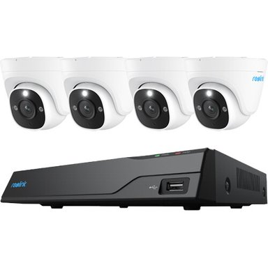 CÁMARA REOLINK NVS8-12MD4 8-CHANNEL 12MP NVR CON 2TB HDD Y FOUR 12MP DOME S