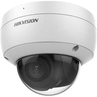 CÁMARA HIKVISION ACUSENSE DS-2CD2123G2-IU 2MP OUTDOOR NETWORK DOME CON NIGHT VISION Y 2.8MM LENS WHITE