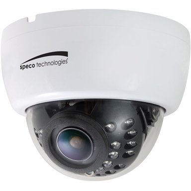CÁMARA SPECO TECHNOLOGIES HLED33DTW 2MP HD-TVI DOME CON NIGHT VISION Y 2.8-12MM LENS WHITE