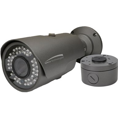 CÁMARA SPECO TECHNOLOGIES HT7040TM 2MP HD-TVI IR BULLET CON 2.8-12MM MOTORIZED LENS GRAY