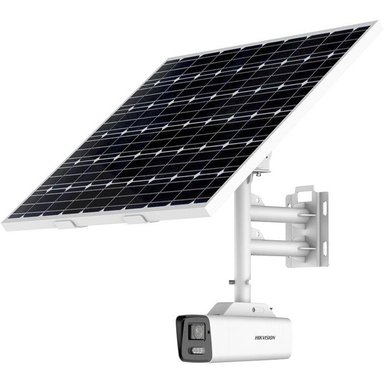KIT CÁMARA HIKVISION COLORVU 8MP OUTDOOR SOLAR-POWERED BULLET CON 4MM LENS