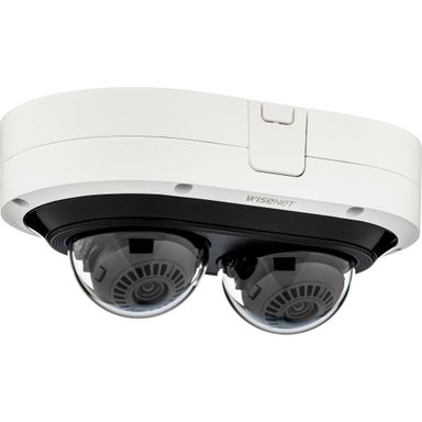 CÁMARA HANWHA VISION PNM-12082RVD 6MP 2-SENSOR OUTDOOR MULTIDIRECTIONAL NETWORK DOME CON NIGHT VISION