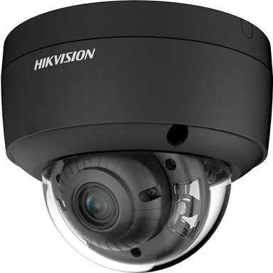CÁMARA HIKVISION COLORVU DS-2CD2147G2-LSU 4MP OUTDOOR NETWORK DOME CON 2.8MM LENS BLACK
