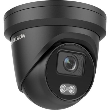CÁMARA HIKVISION DS-2CD2347G2-LU COLORVU 4MP NETWORK TURRET CON 2.8MM LENS BLACK