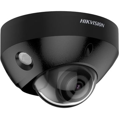 CÁMARA HIKVISION COLORVU DS-2CD2547G2-LS 4MP OUTDOOR NETWORK MINI DOME CON 2.8MM LENS BLACK