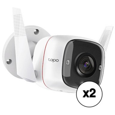 CÁMARA TP-LINK TAPO C310 3MP OUTDOOR WI-FI SECURITY NETWORK CON NIGHT VISION PACK X2