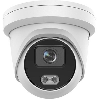 CÁMARA HIKVISION COLORVU DS-2CD2347G2-LU 4MP OUTDOOR NETWORK TURRET CON DUAL SPOTLIGHTS Y 4MM LENS
