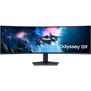 MONITOR SAMSUNG 49" ODYSSEY G95C DUAL 1440P HDR 240 HZ CURVED ULTRAWIDE GAMING BLACK - 1