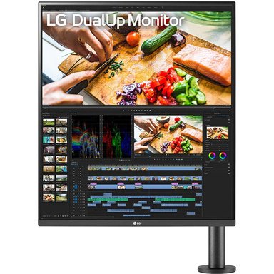 MONITOR LG 27.6" DUALUP 28MQ780-B HDR WITH ERGO STAND - 1