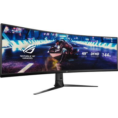 MONITOR LCD ASUS 49" REPUBLIC OF GAMERS STRIX XG49VQ 32:9 ULTRA-WIDE CURVED 144 HZ FREESYNC GAMING - 1
