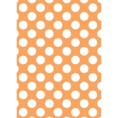 ACCESORIO FOTOGRAFÍA WESTCOTT LARGE DOTS ART CANVAS BACKDROP WITH GROMMETS 5 X 7' ORANGE - 1