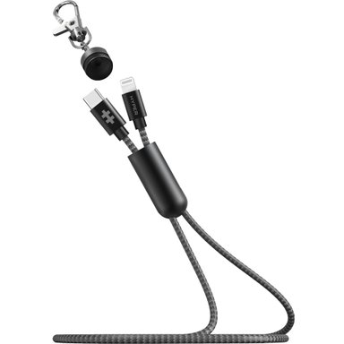 CABLE HYPER DRIVE LANYARD USB TYPE-C TO LIGHTNING 3.3' - 1