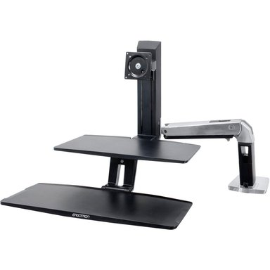 ACCESORIO CÓMPUTO ERGOTRON WORKFIT-A WORKSTATION WITH SUSPENDED KEYBOARD SINGLE LD BLACK
