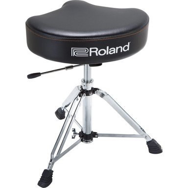 ACCESORIO INSTRUMENTOS MUSICALES ROLAND SADDLE DRUM THRONE WITH RUGGED VINYL SEAT AND HYDRAULIC ADJUSTMENT