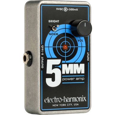ACCESORIO INSTRUMENTOS MUSICALES ELECTRO-HARMONIX 5MM GUITAR POWER AMPLIFIER, 2.5 WATTS WITH 9 VDC / 500MA PSU