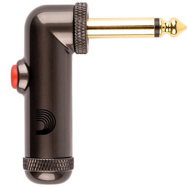 ACCESORIO INSTRUMENTOS MUSICALES D'ADDARIO DIY 1/4' PLUG WITH LATCHING CIRCUIT BREAKER SWITCH (RIGHT ANGLE)