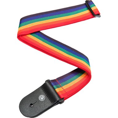 ACCESORIO INSTRUMENTOS MUSICALES D'ADDARIO POLYPROPYLENE 2' GUITAR STRAP (RAINBOW)