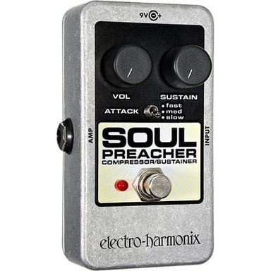 ACCESORIO INSTRUMENTOS MUSICALES ELECTRO-HARMONIX SOUL PREACHER COMPRESSOR/SUSTAINER PEDAL