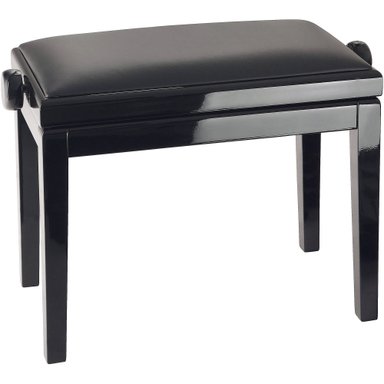 ACCESORIO INSTRUMENTOS MUSICALES K&M KYM 13990 PIANO BENCH (GLOSS BLACK)