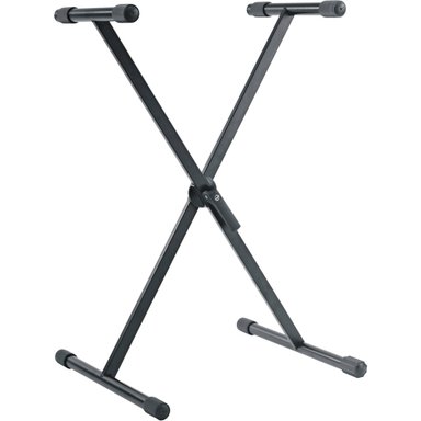 ACCESORIO INSTRUMENTOS MUSICALES K&M KYM 18933 KEYBOARD STAND, X STYLE (BLACK)