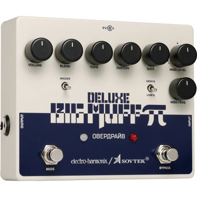 ACCESORIO INSTRUMENTOS MUSICALES ELECTRO-HARMONIX SOVTEK DELUXE BIG MUFF PI DISTORTION PEDAL FOR ELECTRIC GUITAR AND BASS